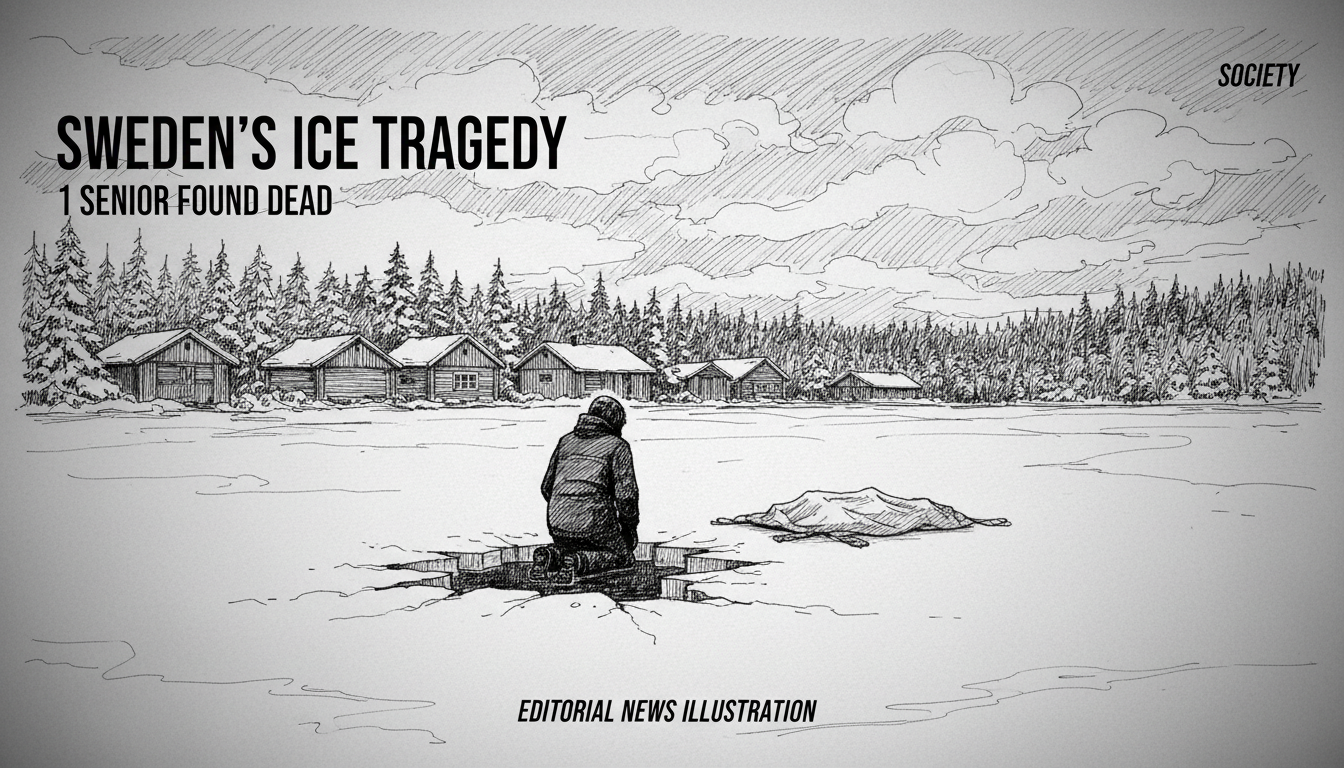 Sweden's Ice Tragedy: 1 Senior Found Dead