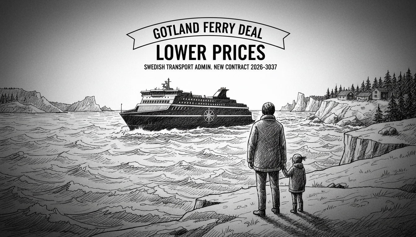 New Ferry Deal Could Lower Ticket Prices to Gotland Island