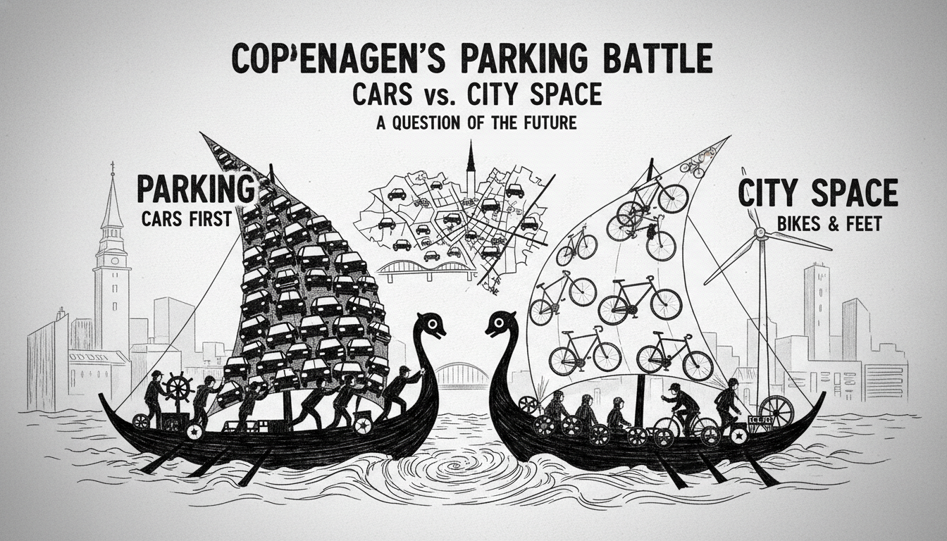 Copenhagen's Parking Battle: Cars vs. City Space