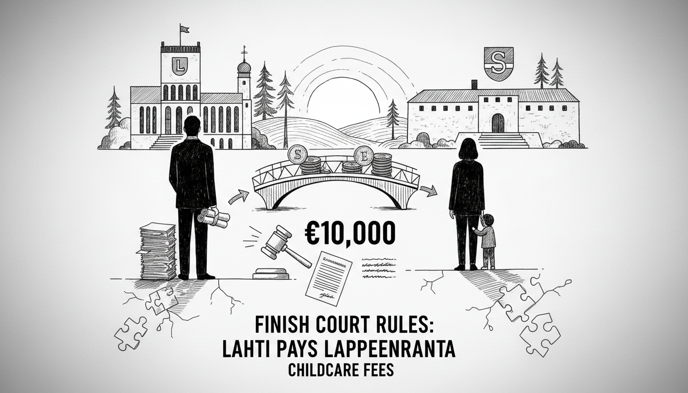 Finnish Court Orders Lahti to Pay Lappeenranta Childcare Fees