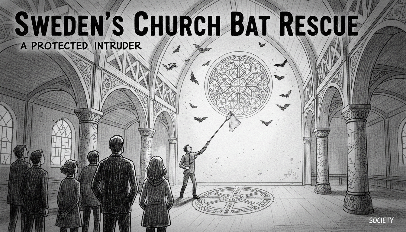 Sweden's Church Bat Rescue: A Protected Intruder