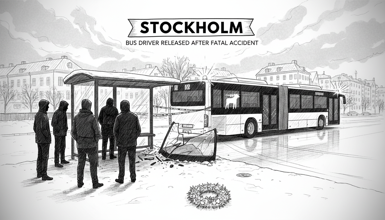 Stockholm Bus Driver Released After Fatal Accident Investigation