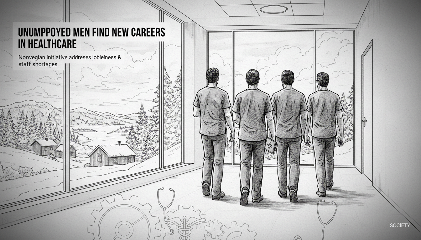 Unemployed Men Find New Careers in Healthcare Sector