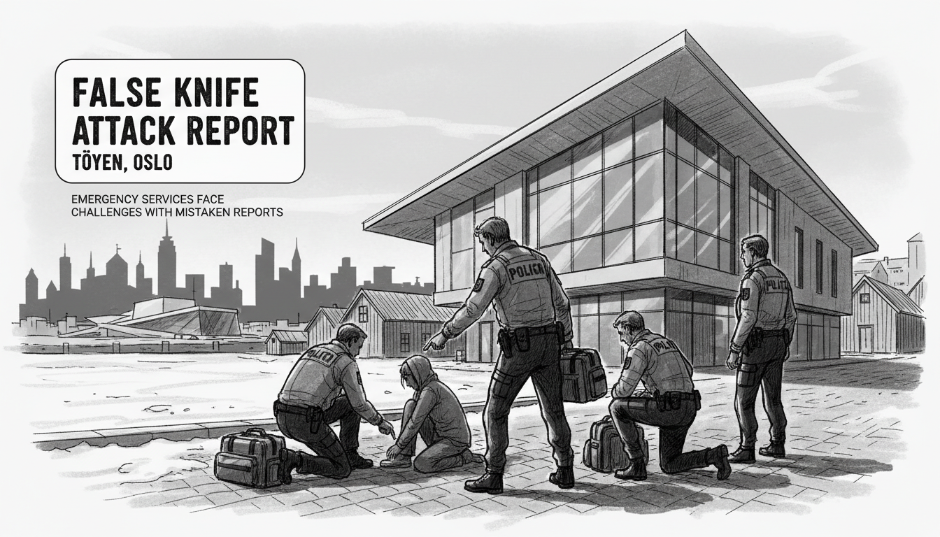 Oslo Police Respond to False Knife Attack Report at Tøyen