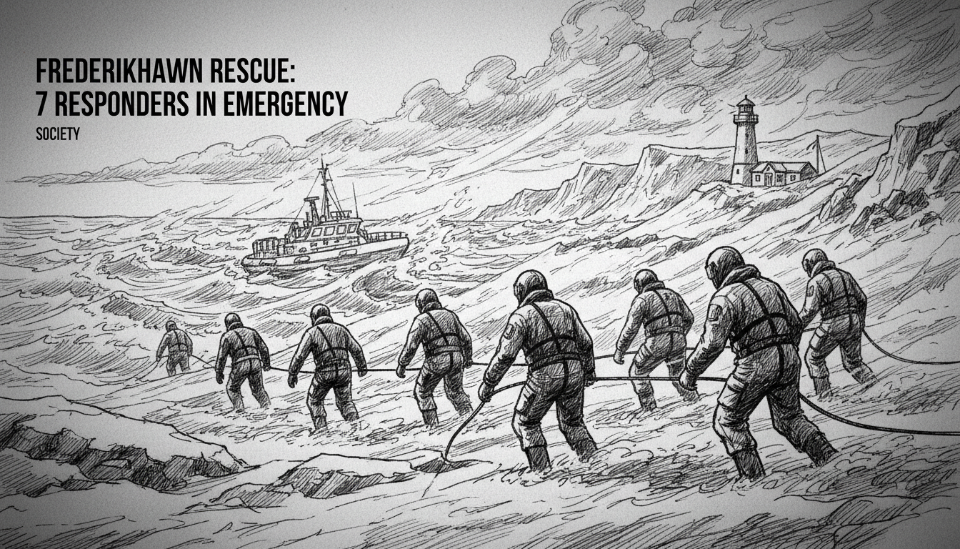 Frederikshavn Rescue: 7 Responders in Emergency