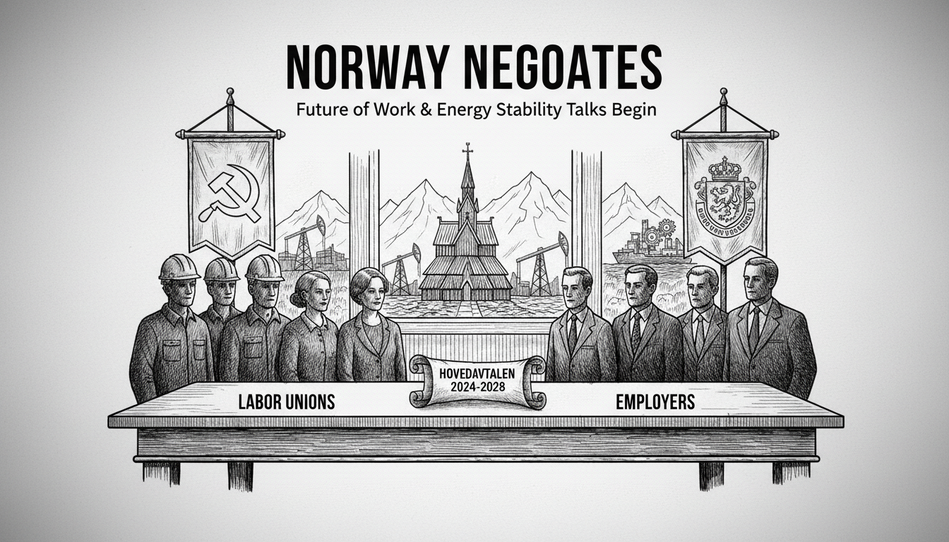 Norway's Labor Unions and Employers Begin Main Agreement Negotiations