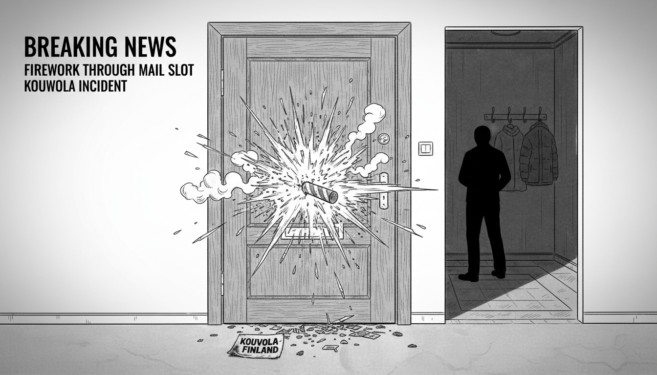 Firework Exploded Through Apartment Mail Slot in Kouvola Incident