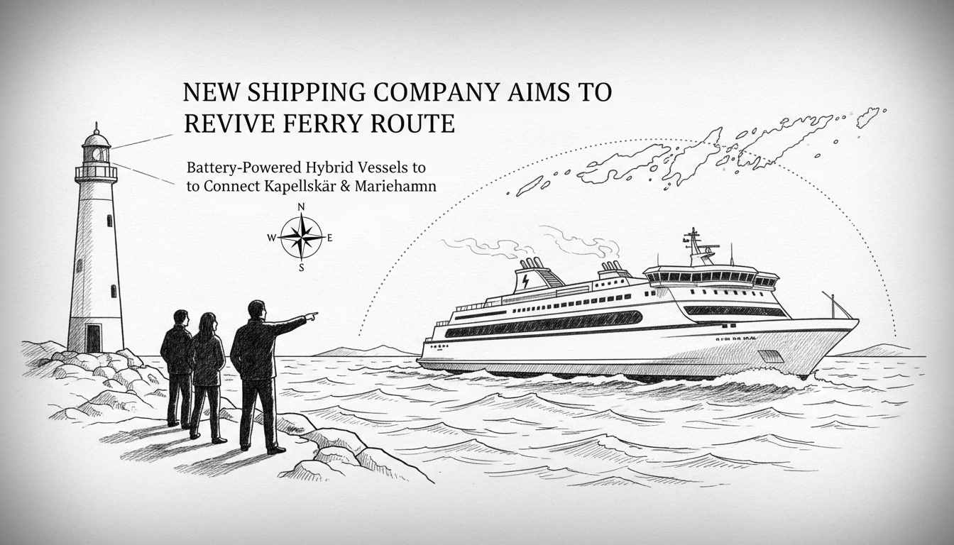 New Shipping Company Aims to Revive Kapellskär-Mariehamn Ferry Route