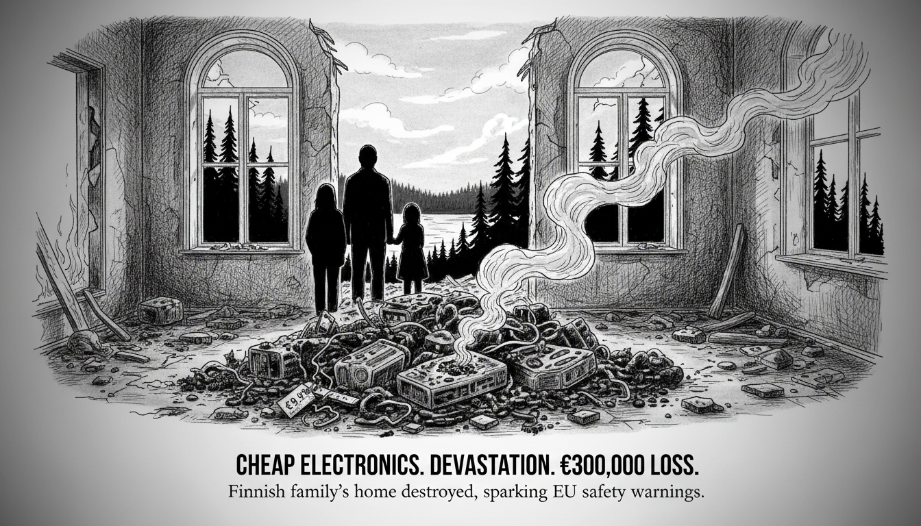 Cheap Electronics Destroy Finnish Home with €300,000 in Damages