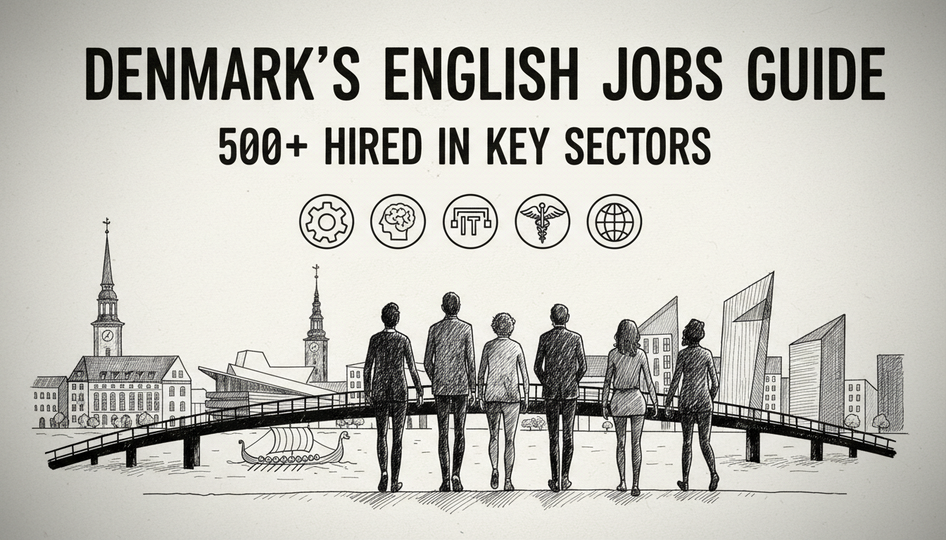 Denmark's English Jobs Guide: 500+ Hired in Key Sectors