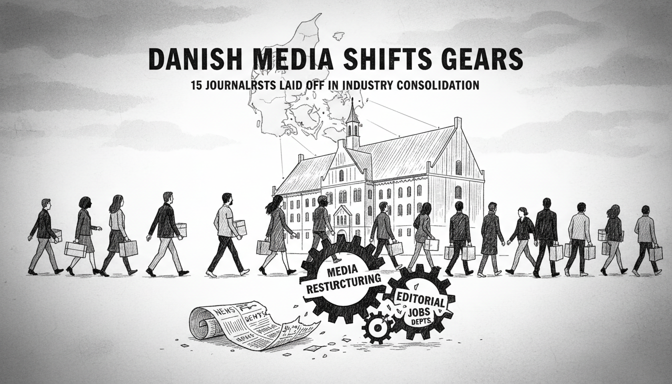 Fifteen Journalists and Editors Laid Off in Danish Media Restructuring