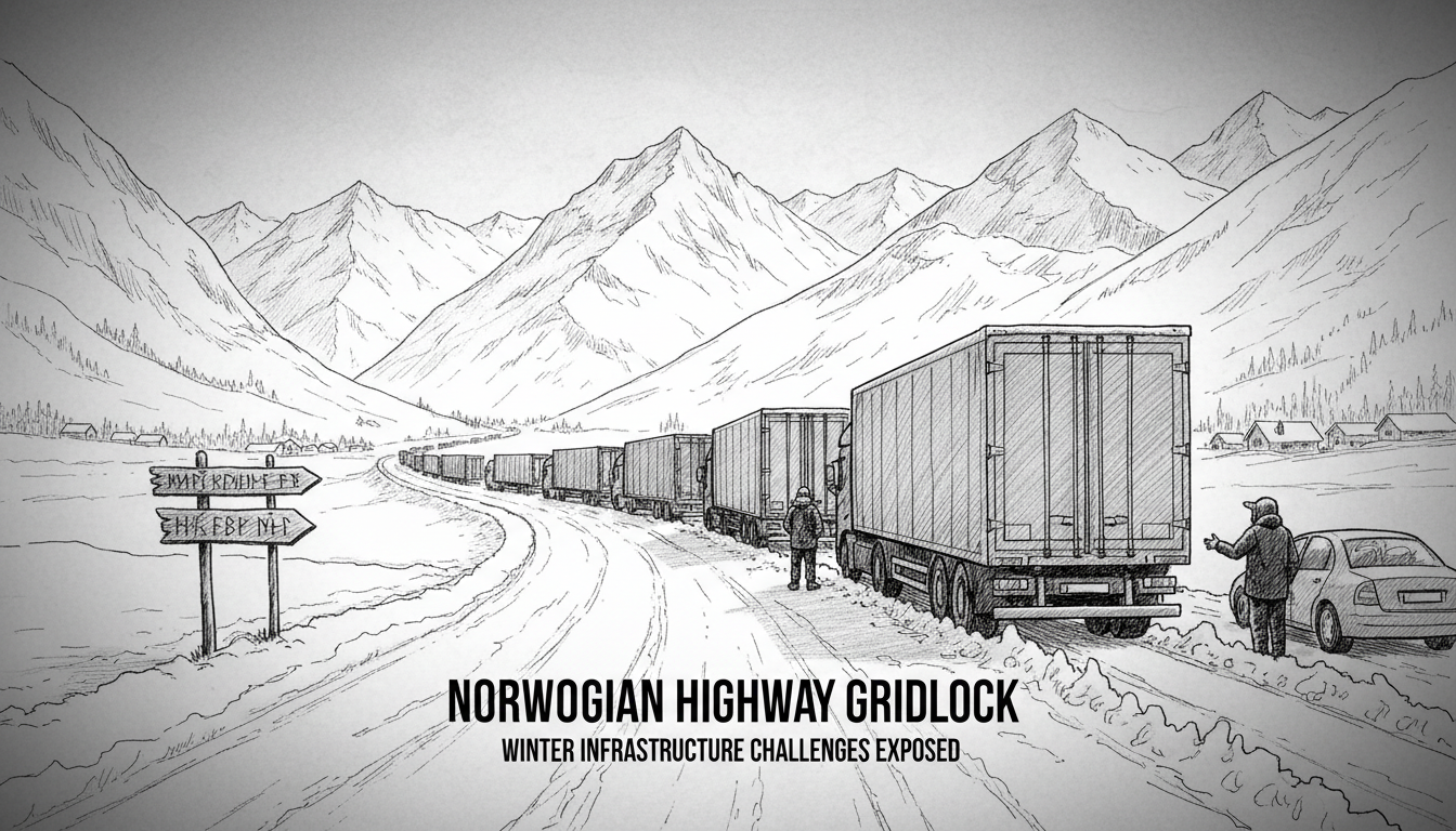 Norwegian Highway Gridlock Exposes Winter Infrastructure Challenges