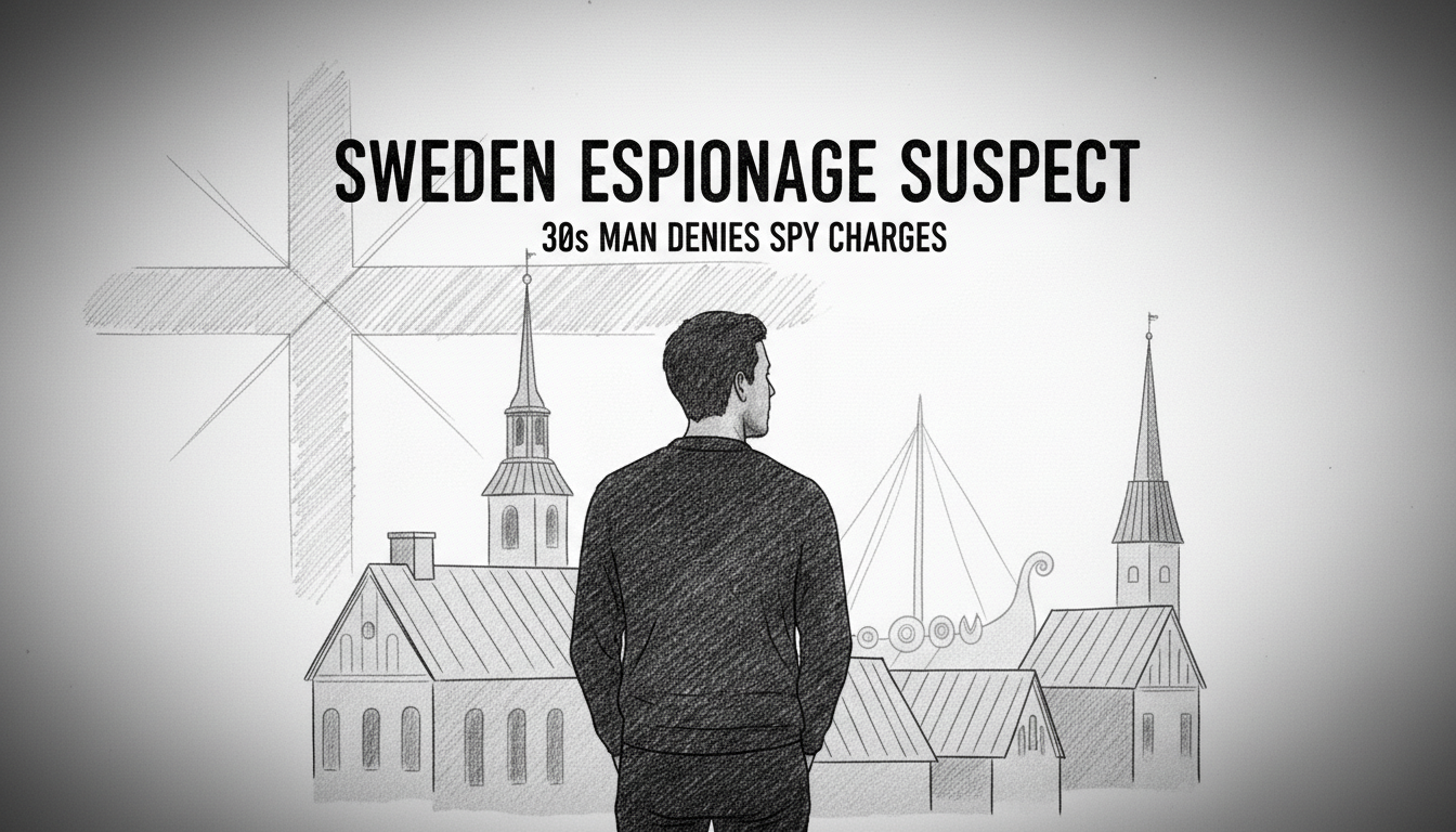 Sweden Espionage Suspect: 30s Man Denies Spy Charges