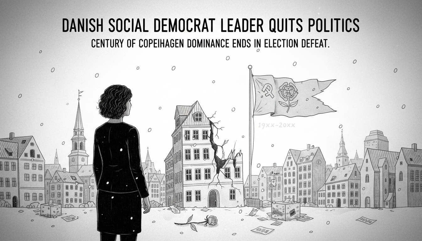 Danish Social Democrat Leader Quits Politics After Election Defeat