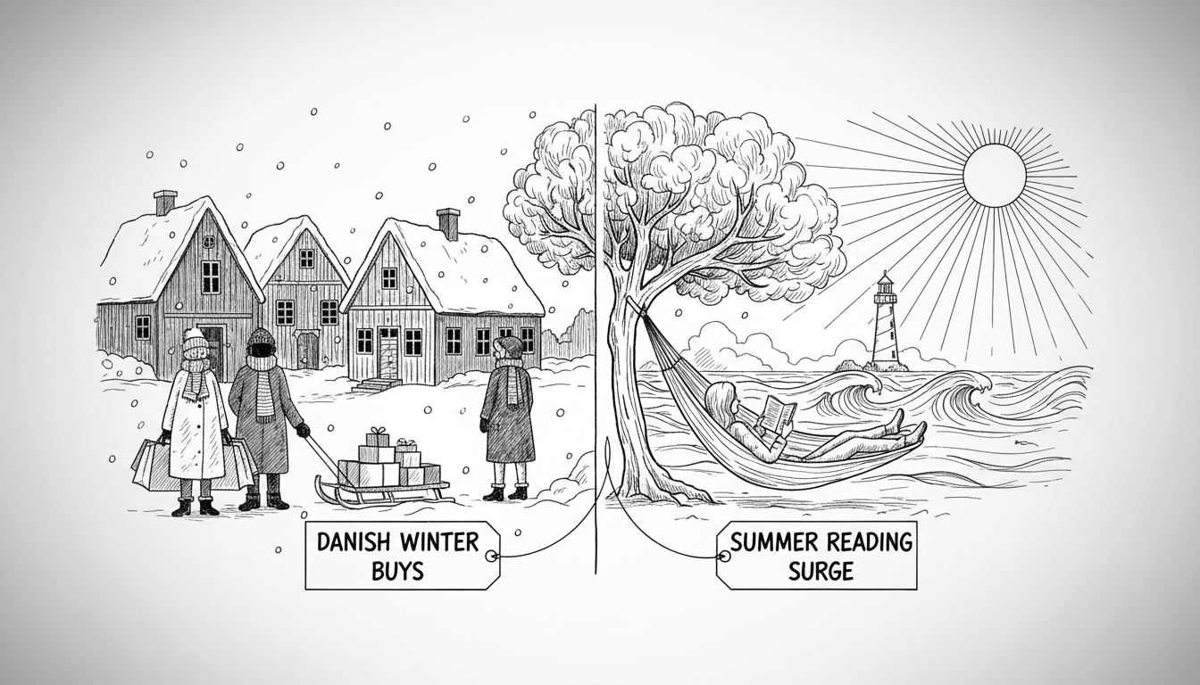 Danish Winter Buys, Summer Reading Surge