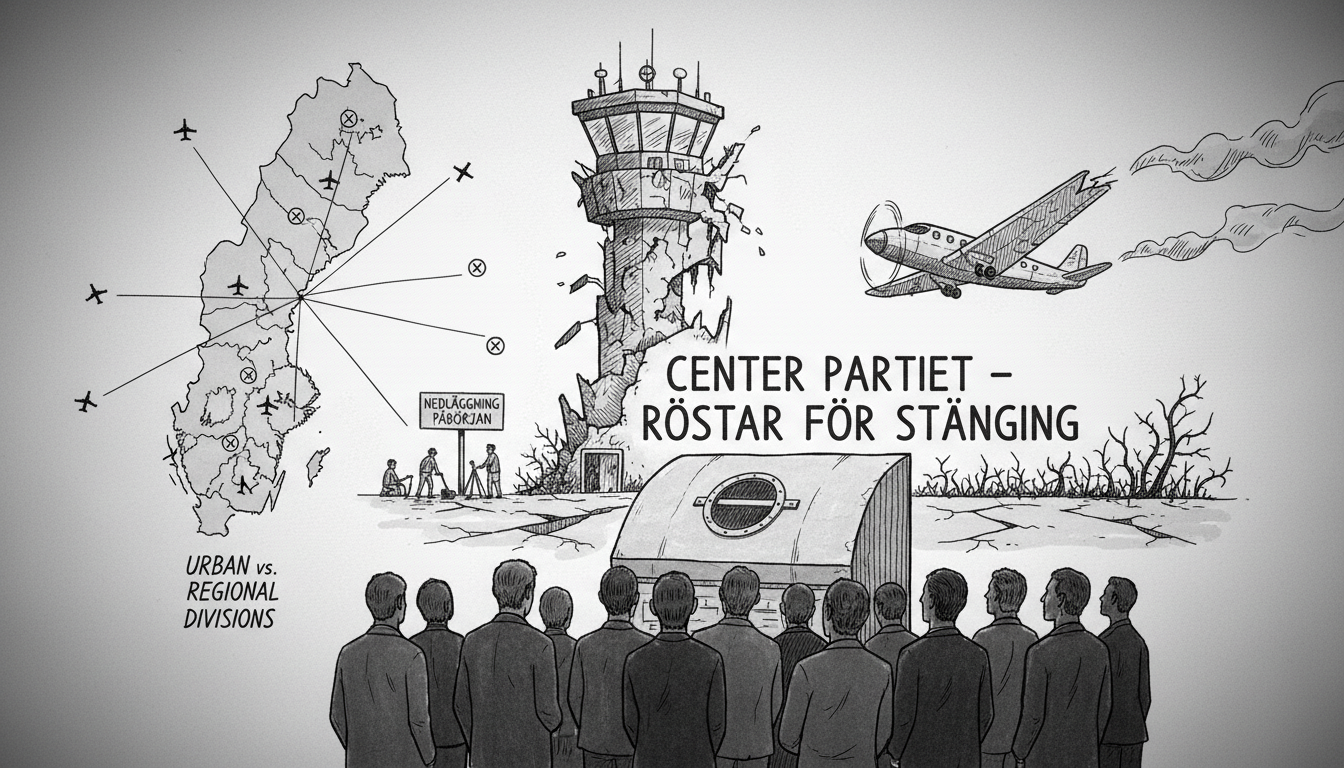 Center Party Votes to Close Bromma Airport in Third Quarter Decision