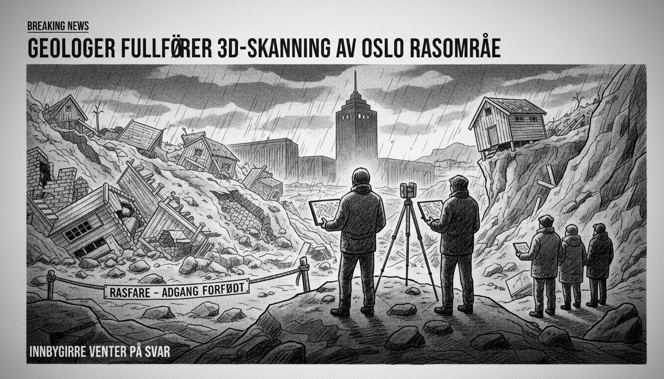 Geologists Complete 3D Scanning of Oslo Landslide Site
