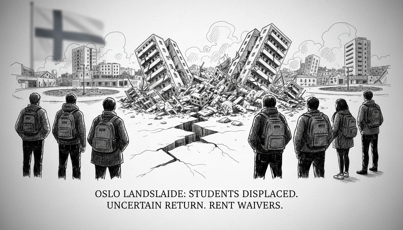 Oslo Landslide: Students Still Unable to Return Home