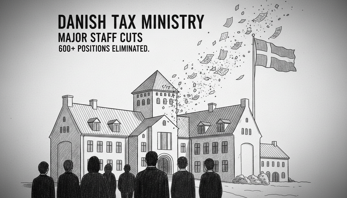 Danish Tax Ministry Announces Major Staff Cuts Across Agencies