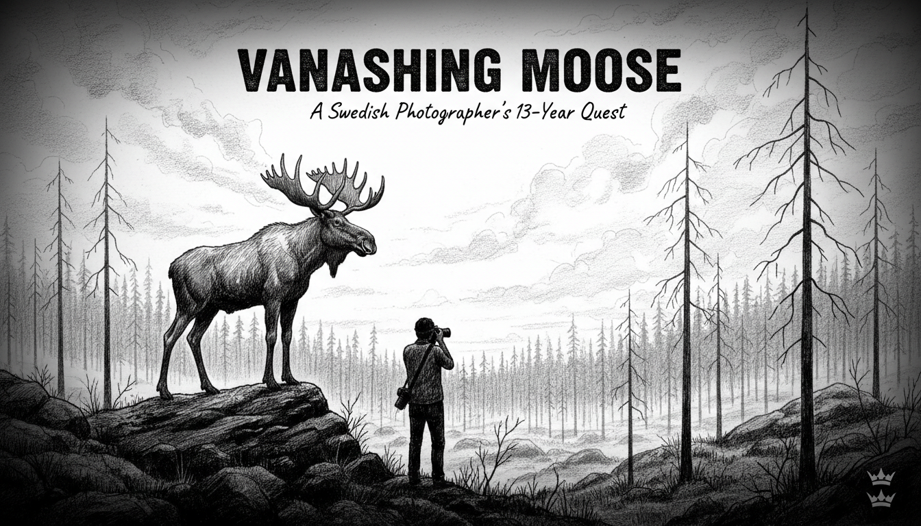 Swedish Photographer Documents Vanishing Moose Population