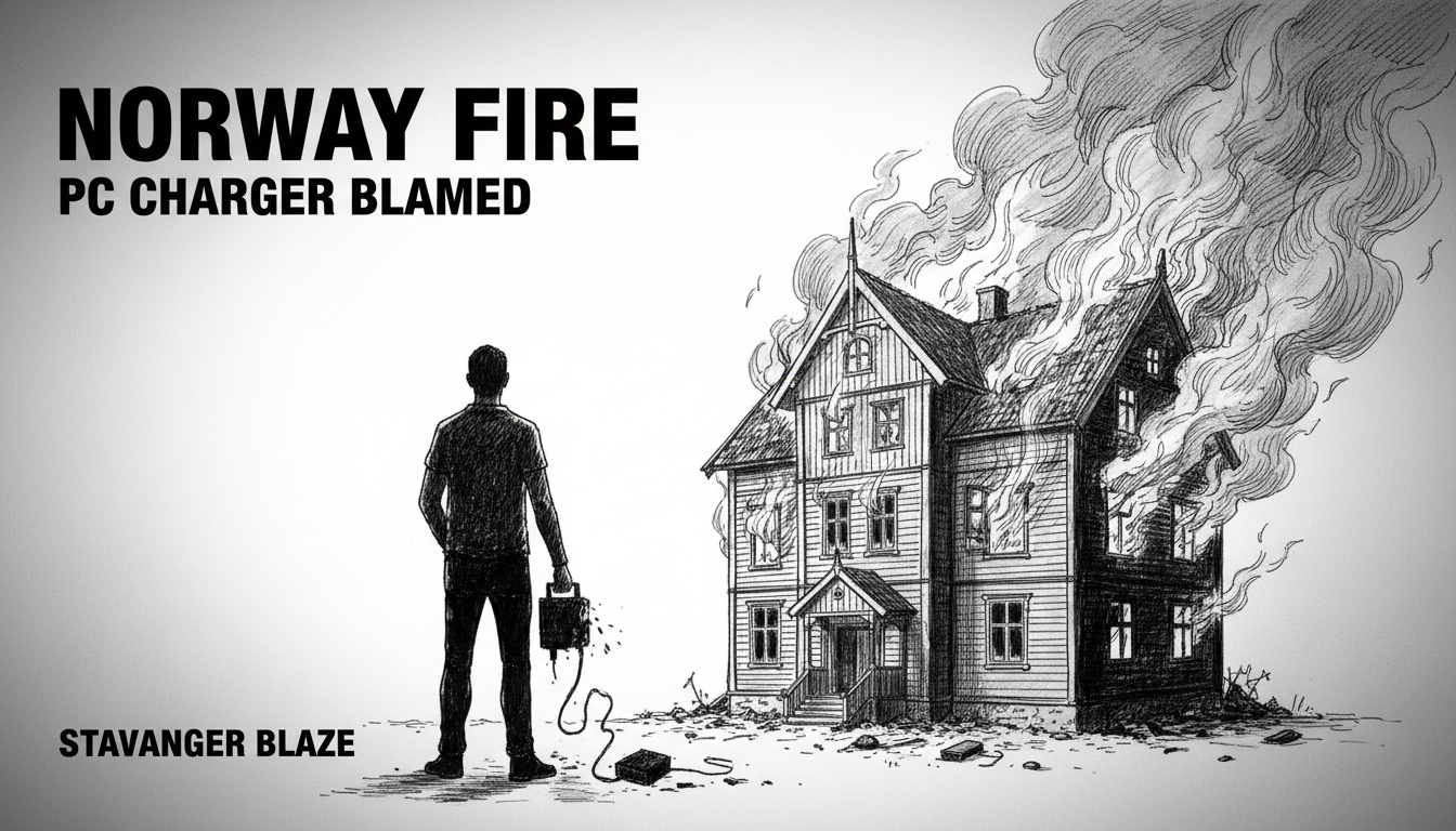 Norway Fire: PC Charger Blamed for Stavanger Blaze