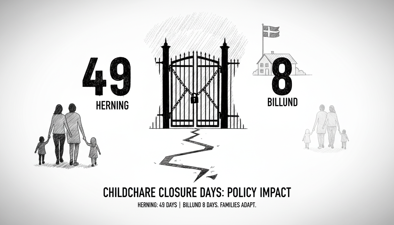 Why Herning Has Six Times More Childcare Closure Days Than Billund