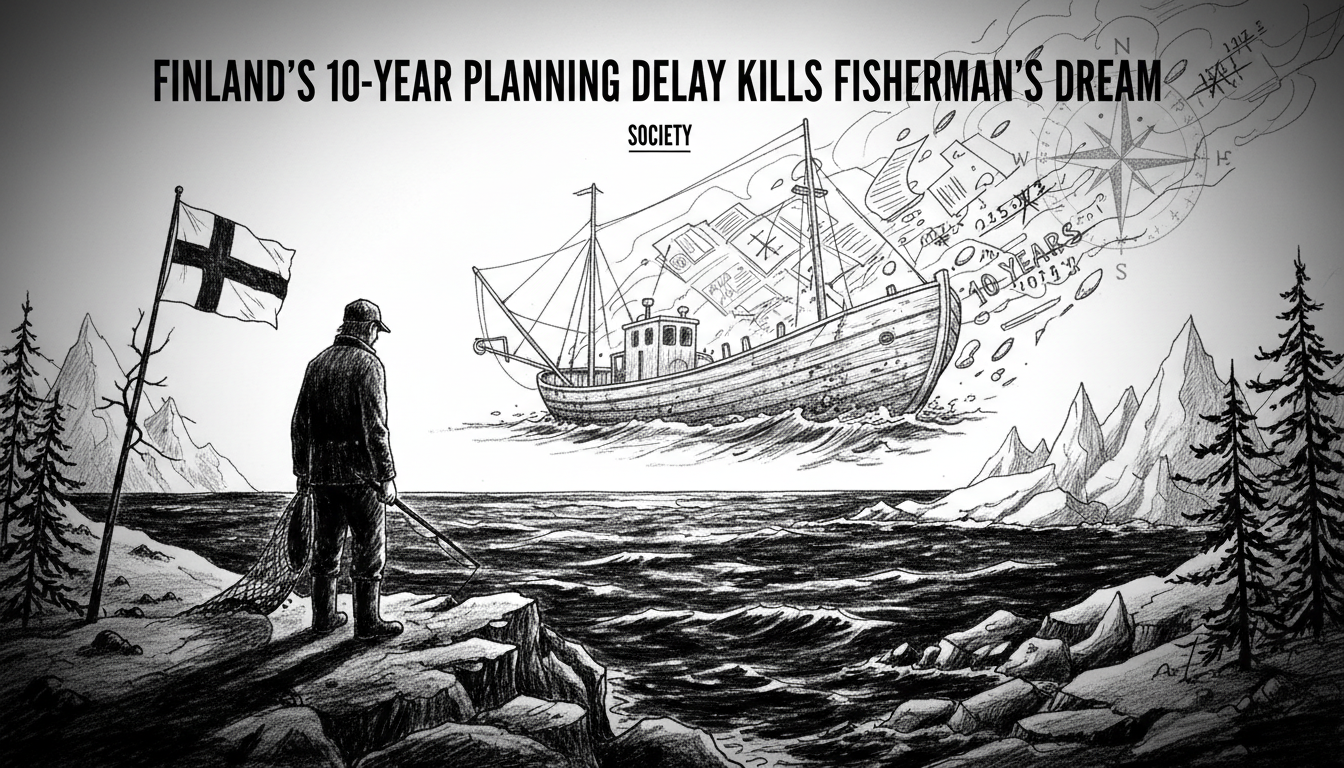 Finland's 10-Year Planning Delay Kills Fisherman's Dream