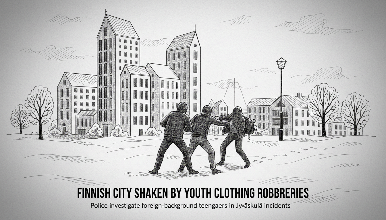 Youths Rob Clothes Directly Off Victims in Finnish City