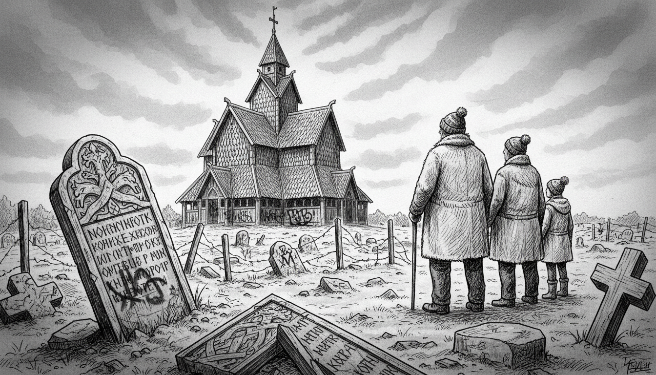 Vandalism Strikes Historic Norwegian Cemetery in Third Quarter