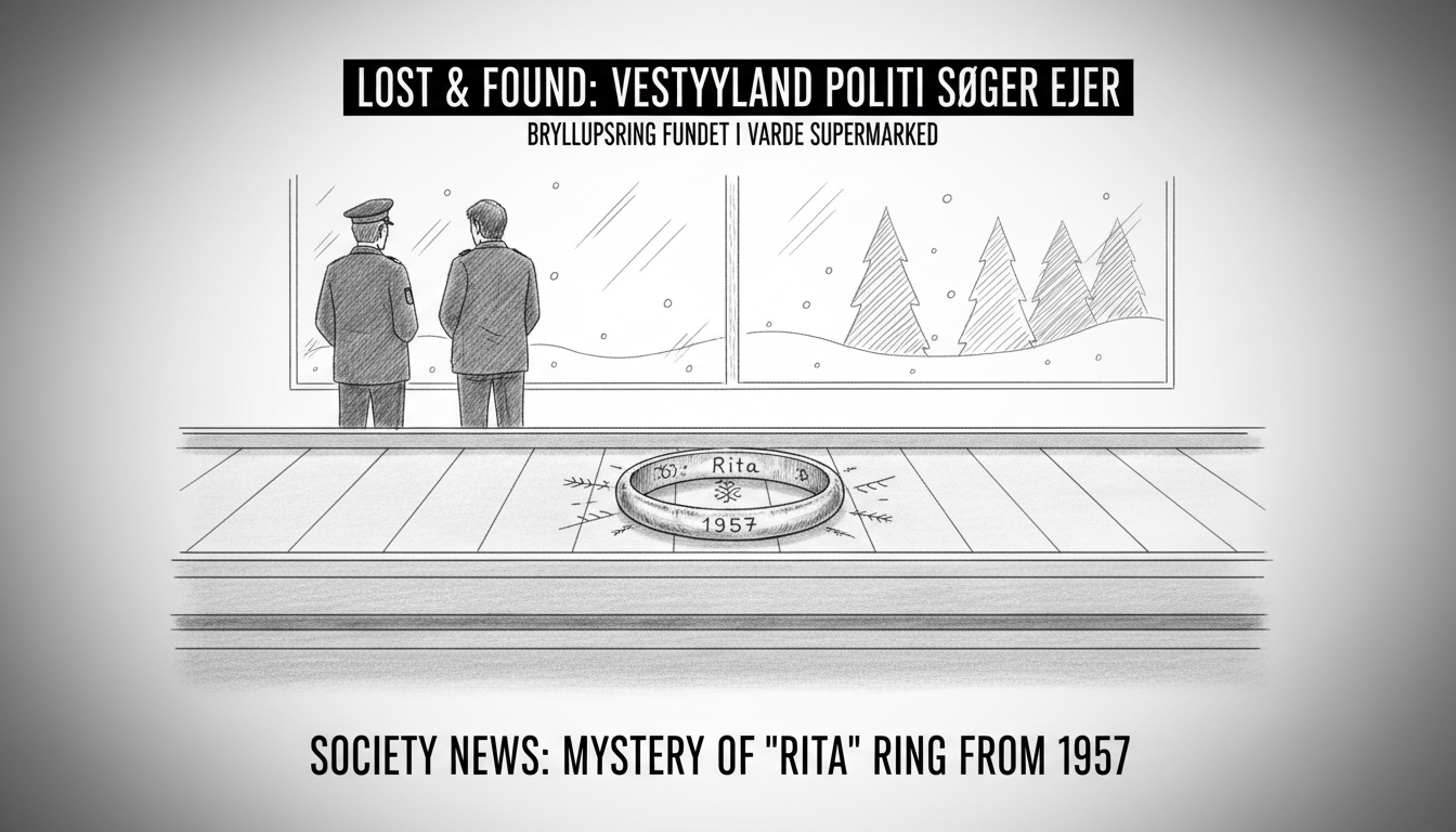 Wedding Ring Found in Danish Supermarket Sparks Police Appeal