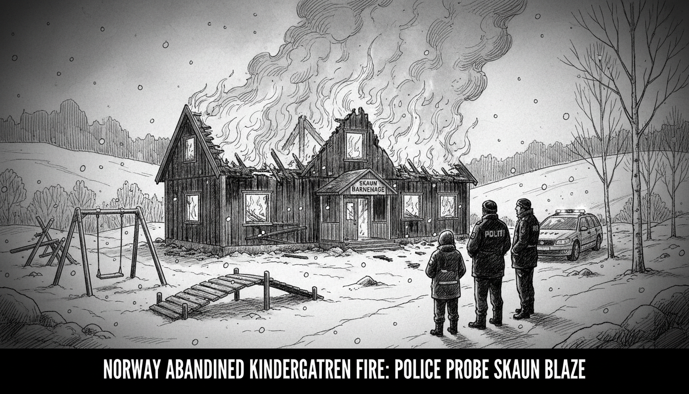 Norway Abandoned Kindergarten Fire: Police Probe Skaun Blaze
