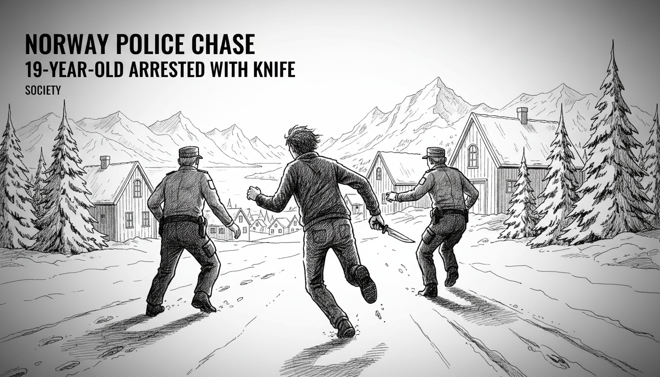 Norway Police Chase: 19-Year-Old Arrested With Knife