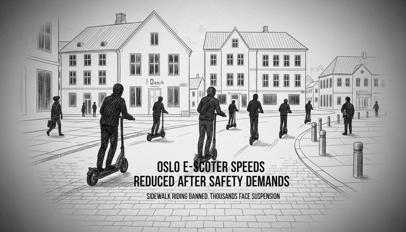 Oslo E-Scooter Companies Reduce Speeds After Safety Demands