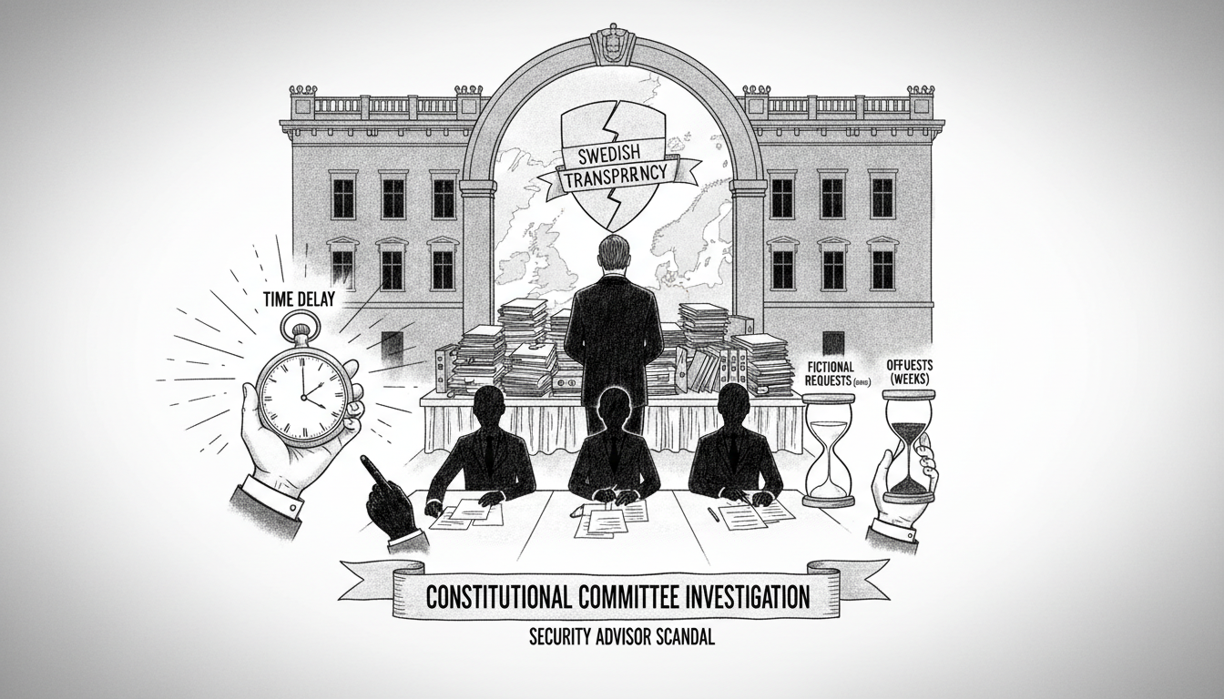 Swedish Prime Minister Faces Constitutional Committee Investigation Over Security Advisor Scandal