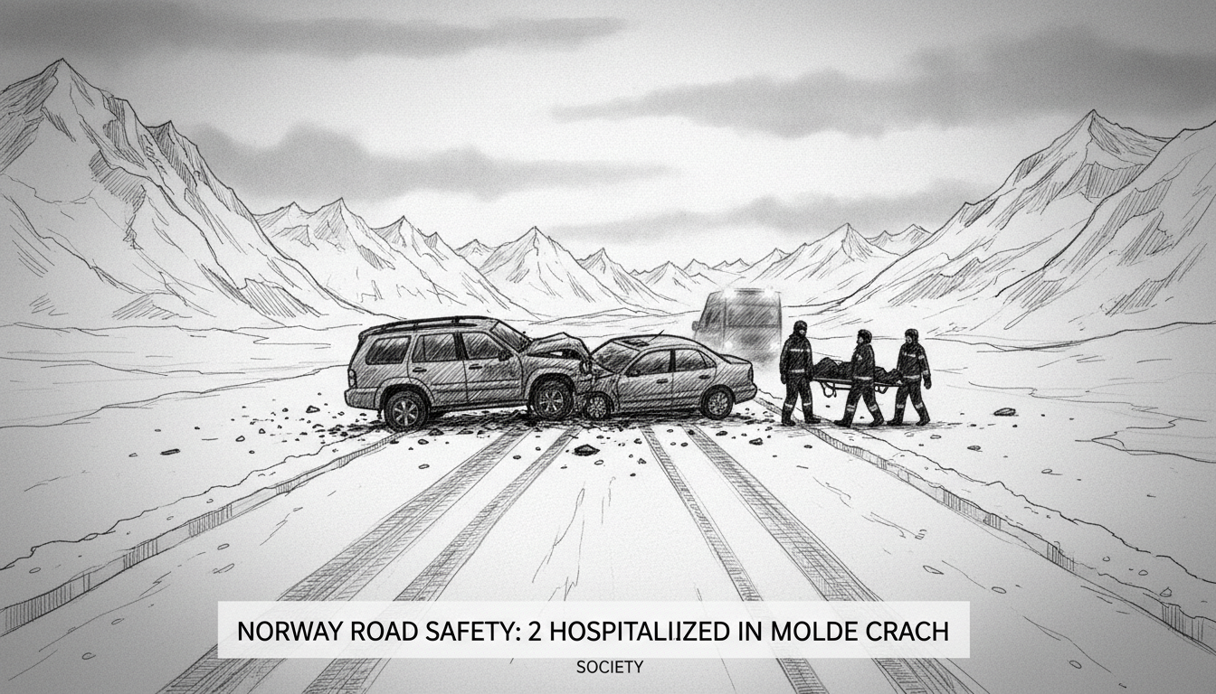 Norway Road Safety: 2 Hospitalized in Molde Crash