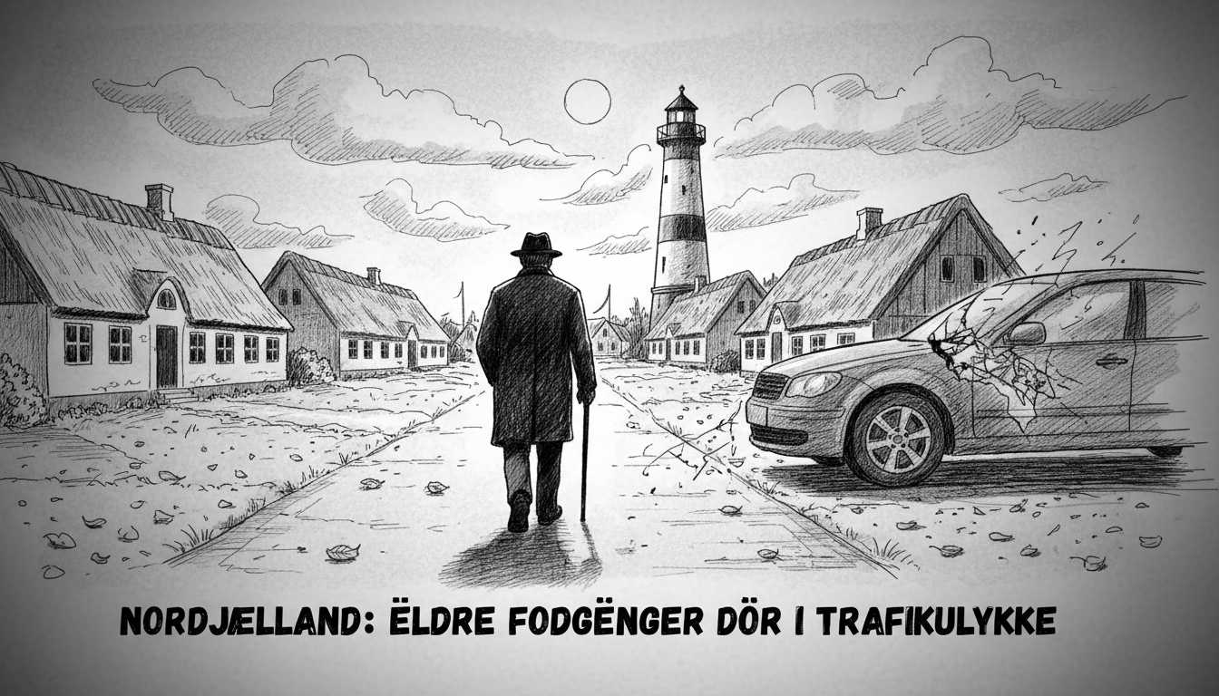 Elderly pedestrian dies in North Zealand road collision