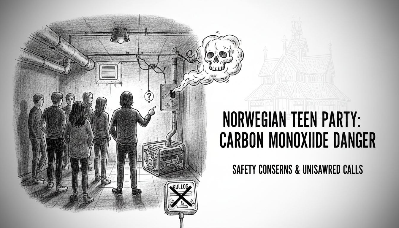 Carbon Monoxide Poisoning at Norwegian Teen Party Sparks Safety Concerns