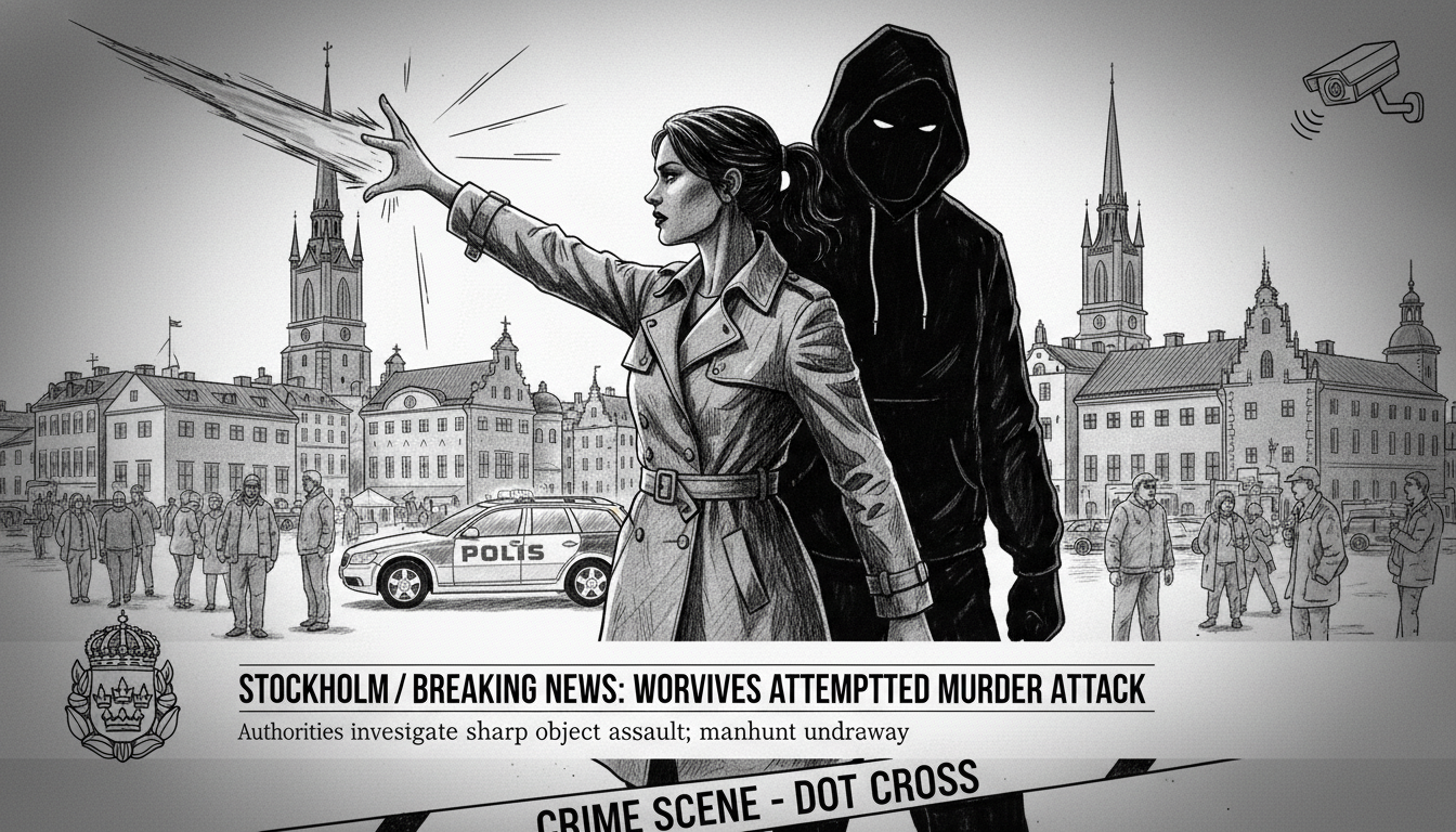 Woman Survives Attempted Murder Attack in Stockholm