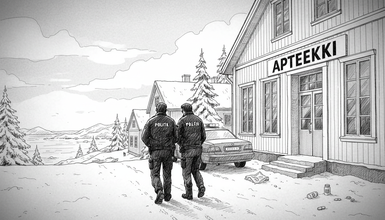 Police Operation in Kotka Leads to Arrest Following Pharmacy Robbery