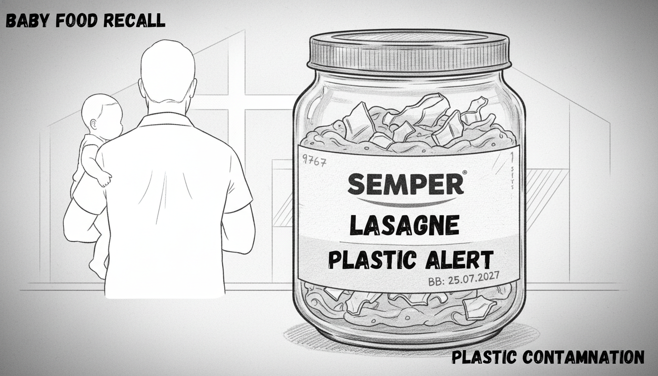 Semper Baby Food Recall Over Plastic Pieces Found in Lasagne