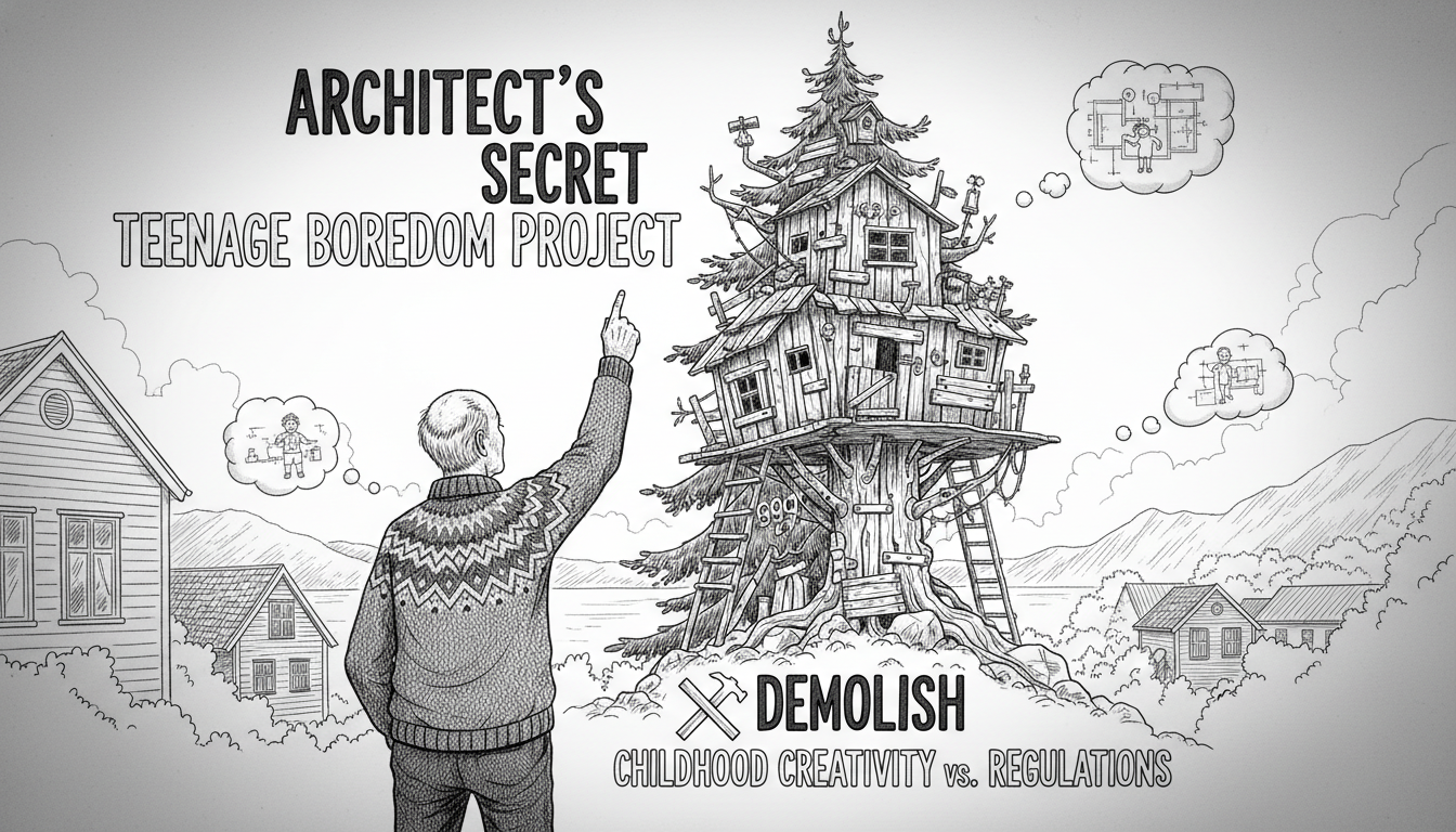 Architect Reveals Secret Treehouse Built as Teenage Boredom Project