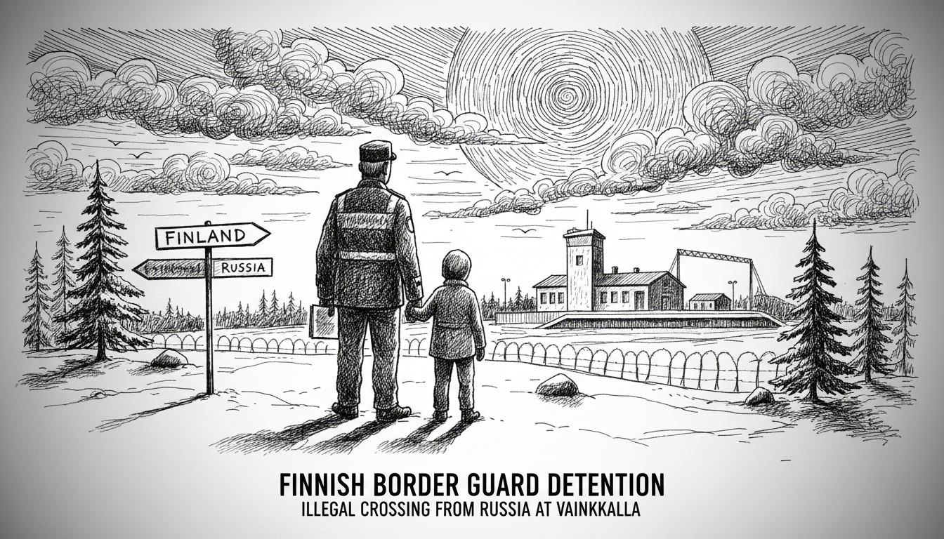 Finnish Border Guard Detains Individual for Illegal Crossing from Russia at Vainikkala