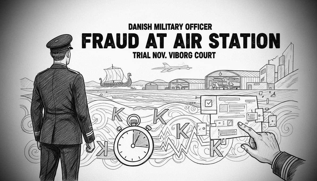 Danish Military Officer Accused of Fraud at Air Station