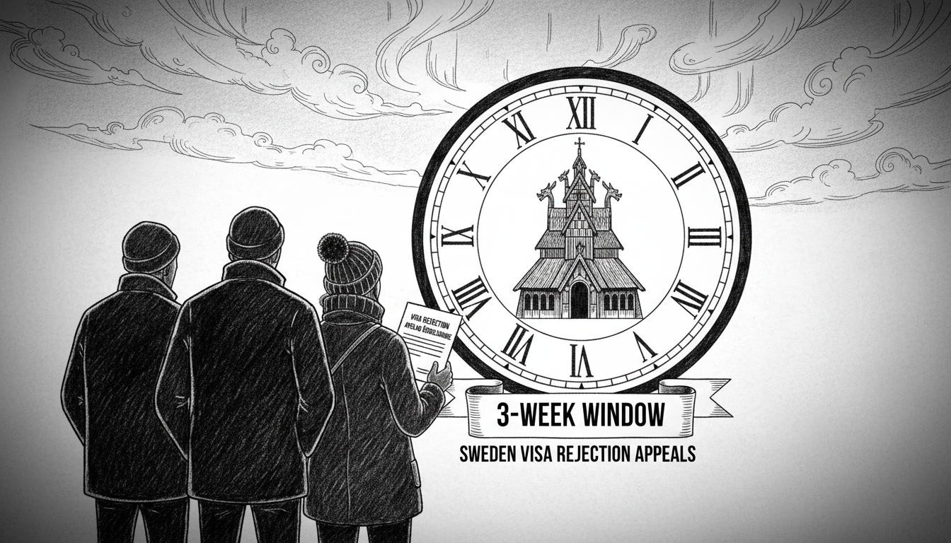 Sweden Visa Rejection Appeals: A 3-Week Window