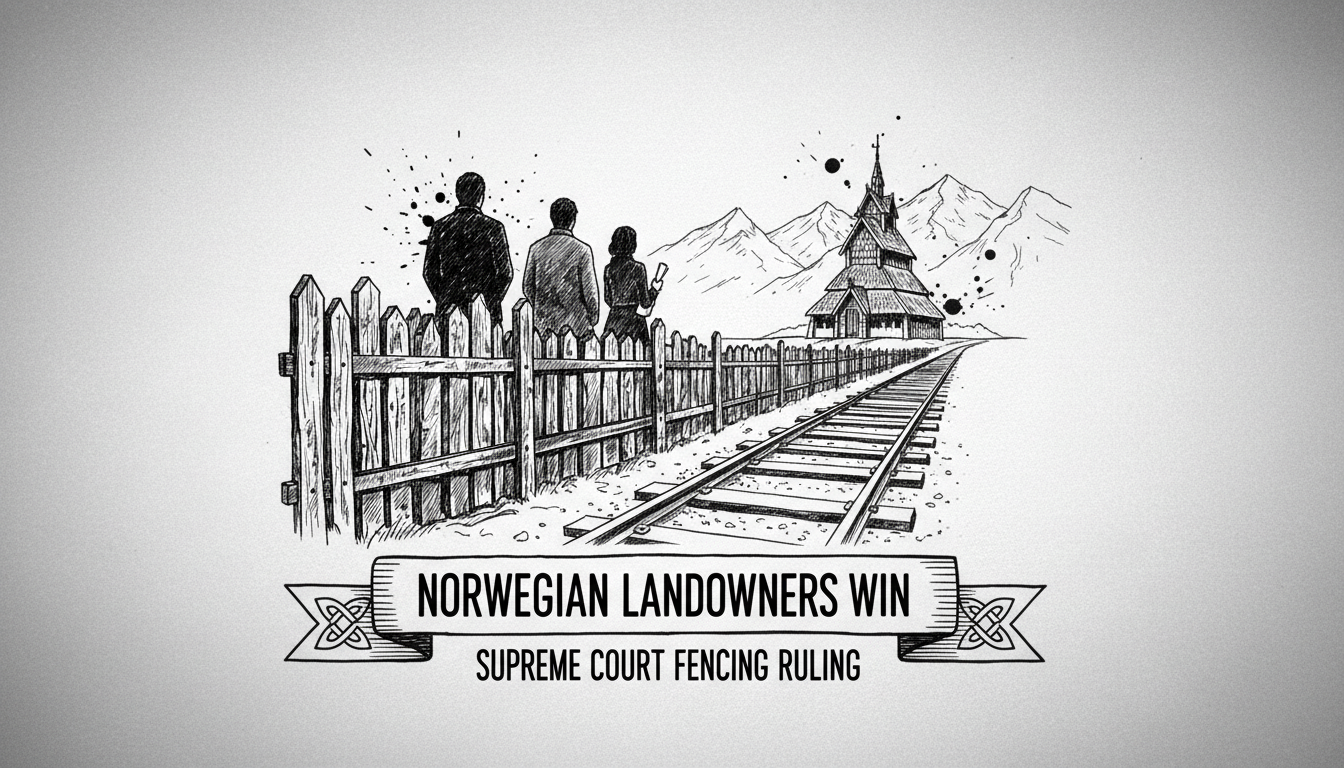 Norwegian Landowners Win Supreme Court Fencing Case Against Railway Operator