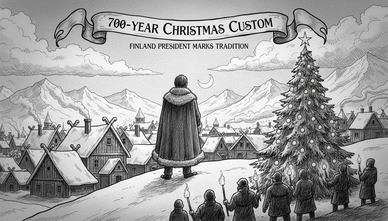 Finland President Marks 700-Year Christmas Custom