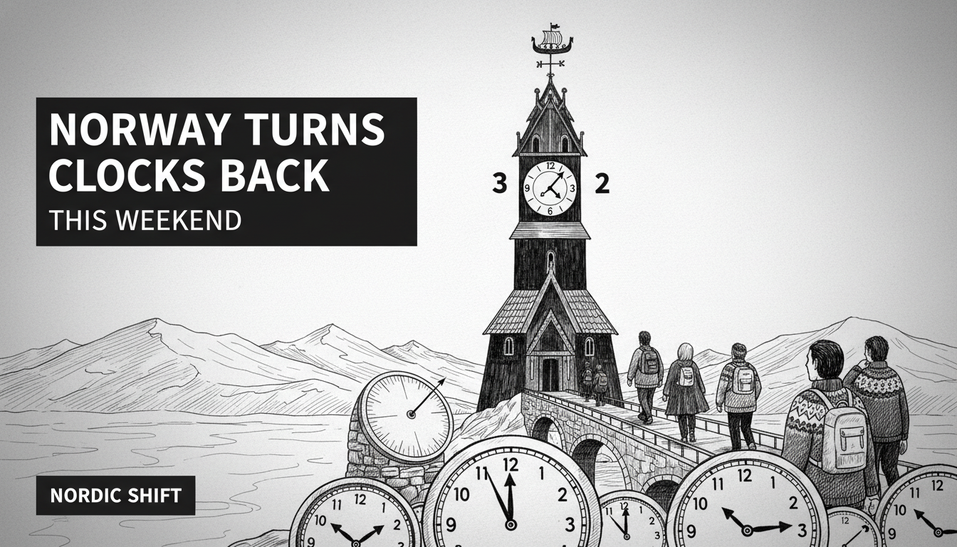 Norway Turns Clocks Back This Weekend