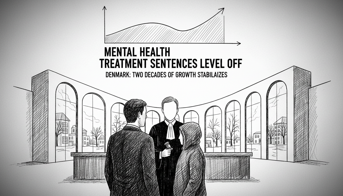 Mental Health Treatment Sentences Level Off After Two Decades of Growth