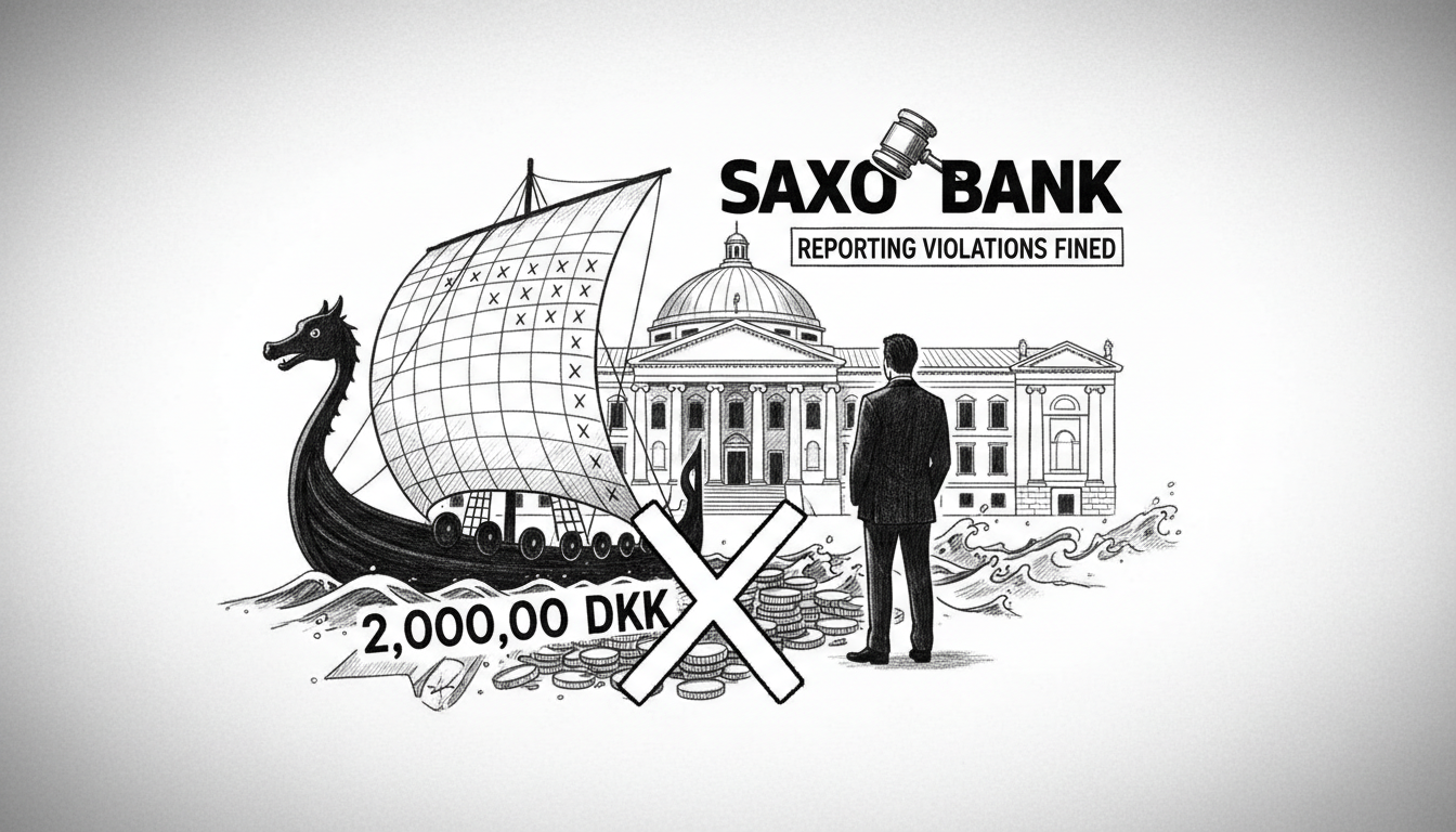 Saxo Bank Fined for Reporting Violations