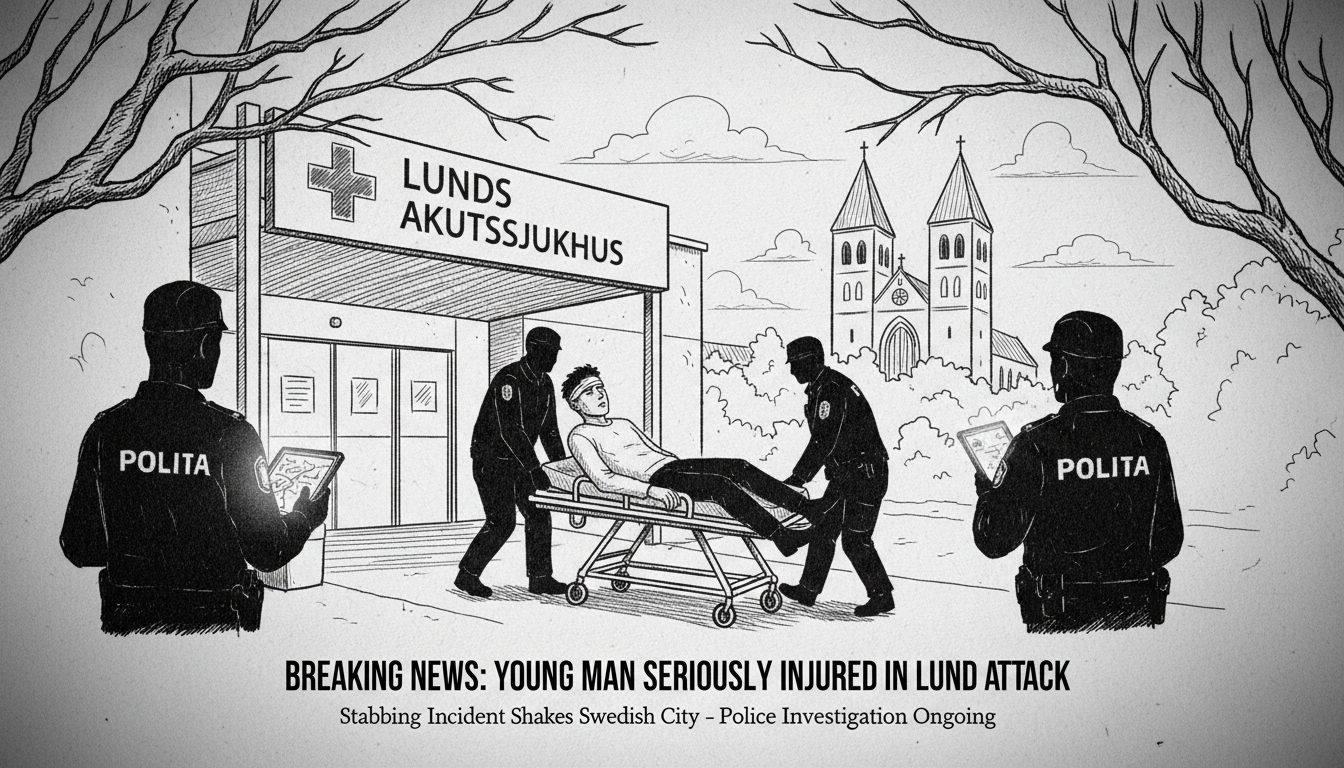 Young Man Seriously Injured in Lund Attack